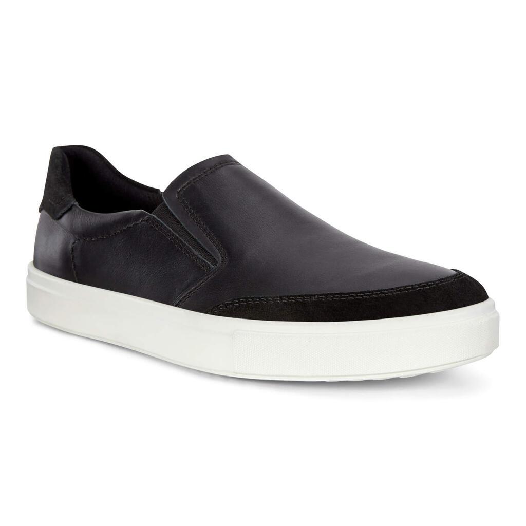 Ecco Kyle Mens Slip On Sneakers In Black Sale - India PKR-281046